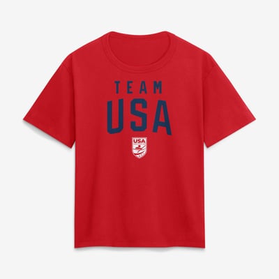 Team USA Women's Summer Games Canoe/Kayak T-Shirt - Red